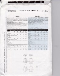 4352 butt coat bk